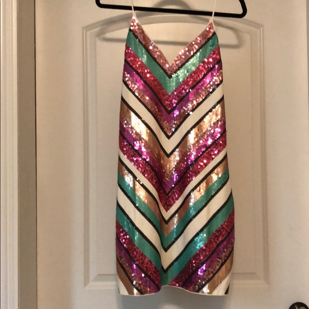 Express Multi-Colored Sequined Dress, NWT